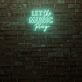 LET the MUSIC Play LED-Neonschild für Bar Club