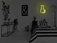 Katzen-Silhouette LED-Neonschild für Schlafzimmer Wohnzimmer