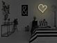 Herzsymbol LED-Neonschild für Schlafzimmer und Wohnzimmer