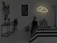 Wolken LED-Neonschild Schlafzimmer Wohnzimmer
