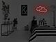 Wolken LED-Neonschild Schlafzimmer Wohnzimmer