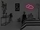 Wolken LED-Neonschild Schlafzimmer Wohnzimmer