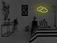 Wolken LED-Neonschild Schlafzimmer Wohnzimmer