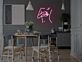 Abstrakte weibliche Körperlinie LED-Neonschild für Wohnzimmer Kunststudio