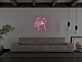 Abstrakte weibliche Körperlinie LED-Neonschild für Wohnzimmer Kunststudio
