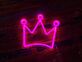 Krone LED-Neonschild für Wohnzimmer oder Bar
