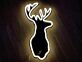 Hirsch Silhouette LED-Neonschild Wohnzimmer Schlafzimmer