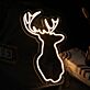 Hirsch Silhouette LED-Neonschild Wohnzimmer Schlafzimmer