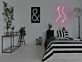 Umriss einer weiblichen Silhouette LED-Neonschild für Wohnzimmer oder Bar