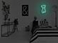 weiblicher Körperumriss LED-Neonschild für Schlafzimmer Wohnzimmer