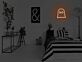 Geist Symbol LED-Neonschild für Schlafzimmer Gamingzimmer
