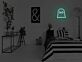 Geist Symbol LED-Neonschild für Schlafzimmer Gamingzimmer