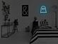 Geist Symbol LED-Neonschild für Schlafzimmer Gamingzimmer