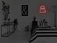 Geist Symbol LED-Neonschild für Schlafzimmer Gamingzimmer