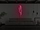 Frauen Silhouette LED-Neonschild Wohnzimmer Bar