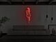 Frauen Silhouette LED-Neonschild Wohnzimmer Bar