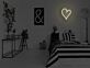 Herzsymbol LED-Neonschild für Schlafzimmer Wohnzimmer