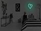 Herzsymbol LED-Neonschild für Schlafzimmer Wohnzimmer