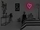 Herzsymbol LED-Neonschild für Schlafzimmer Wohnzimmer