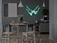 zwei Hände mit verhakten kleinen Fingern LED-Neonschild Wohnzimmer Esszimmer