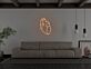 anatomisches Herz LED-Neonschild Schlafzimmer Wohnzimmer