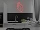 anatomisches Herz LED-Neonschild Schlafzimmer Wohnzimmer