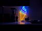 Eiswaffel LED-Neonschild für Eisdiele Café