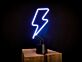 Blitzsymbol LED-Neonschild für Wohnzimmer und Gamingzimmer