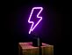 Blitzsymbol LED-Neonschild für Wohnzimmer und Gamingzimmer