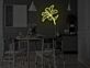 Lilienblüte LED-Neonschild für Esszimmer und Wohnzimmer