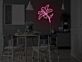 Lilienblüte LED-Neonschild für Esszimmer und Wohnzimmer