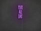 PLAY ALL DAY LED-Neonschild für Gamingraum und Wohnzimmer