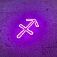 Sagittarius Zodiac Neon Sign