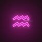 Aquarius Zodiac Neon Sign