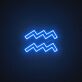 Aquarius Zodiac Neon Sign