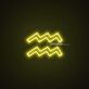 Aquarius Zodiac Neon Sign