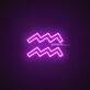 Aquarius Zodiac Neon Sign