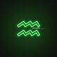 Aquarius Zodiac Neon Sign
