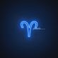 Aries Zodiac Neon Sign