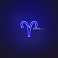 Aries Zodiac Neon Sign