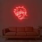 Boy With Glasses Neon Sign