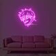 Boy With Glasses Neon Sign