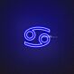 Cancer Zodiac Neon Sign