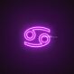 Cancer Zodiac Neon Sign