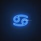 Cancer Zodiac Neon Sign