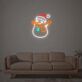 Christmas Snowman Neon Sign
