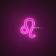 Leo Zodiacled Neon Sign