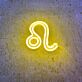 Leo Zodiacled Neon Sign
