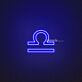 Libra Zodiac Neon Sign