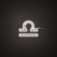 Libra Zodiac Neon Sign